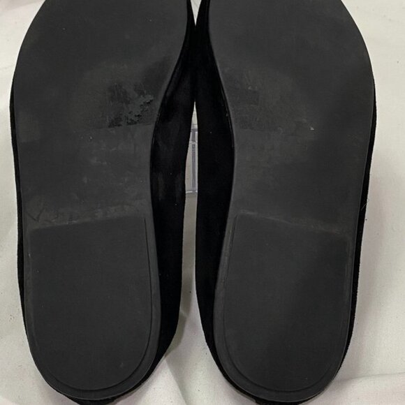 Jeffrey Campbell Suede Mary Jane Ballet Flats Black Round Toe Slip-On Shoes 10 - Picture 6 of 12